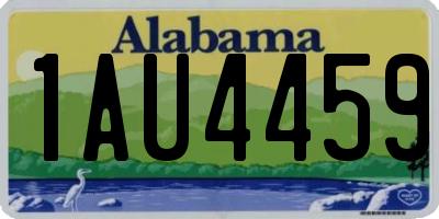 AL license plate 1AU4459