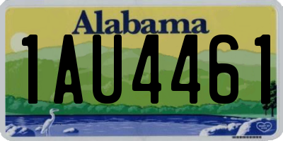 AL license plate 1AU4461