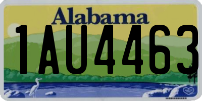 AL license plate 1AU4463