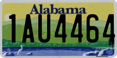 AL license plate 1AU4464