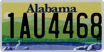 AL license plate 1AU4468