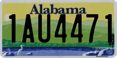 AL license plate 1AU4471