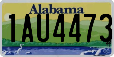 AL license plate 1AU4473