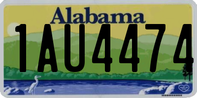 AL license plate 1AU4474