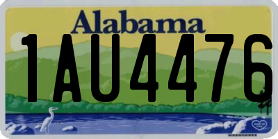 AL license plate 1AU4476