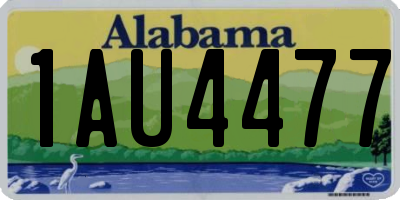 AL license plate 1AU4477
