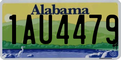 AL license plate 1AU4479