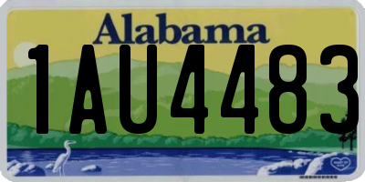 AL license plate 1AU4483