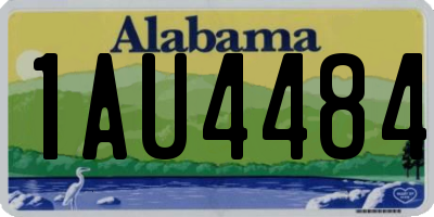 AL license plate 1AU4484