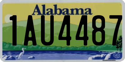 AL license plate 1AU4487