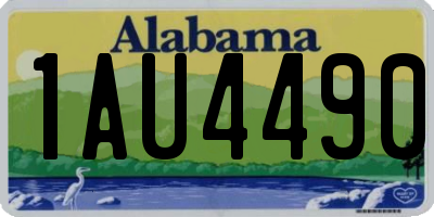 AL license plate 1AU4490