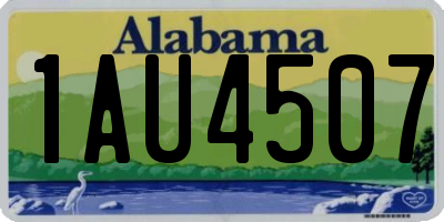 AL license plate 1AU4507
