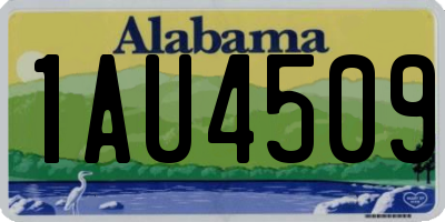 AL license plate 1AU4509