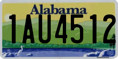 AL license plate 1AU4512