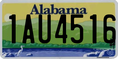 AL license plate 1AU4516