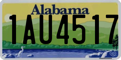 AL license plate 1AU4517