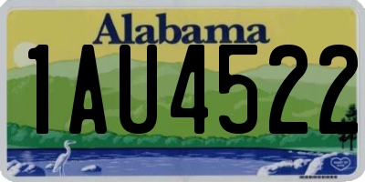 AL license plate 1AU4522