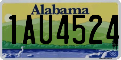 AL license plate 1AU4524