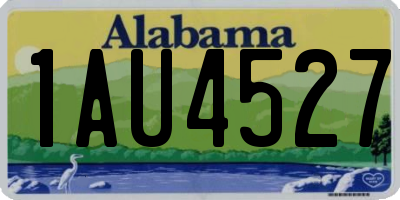 AL license plate 1AU4527