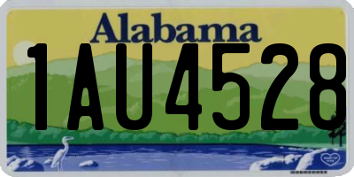AL license plate 1AU4528