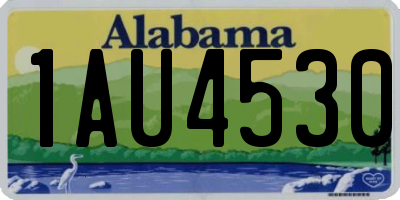 AL license plate 1AU4530