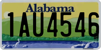 AL license plate 1AU4546