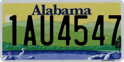 AL license plate 1AU4547