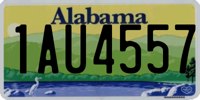 AL license plate 1AU4557