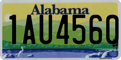 AL license plate 1AU4560