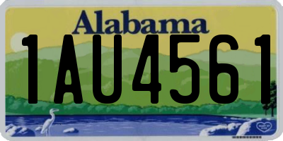 AL license plate 1AU4561