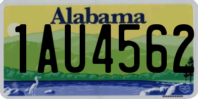 AL license plate 1AU4562