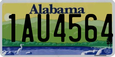 AL license plate 1AU4564