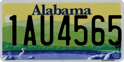 AL license plate 1AU4565
