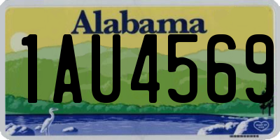 AL license plate 1AU4569