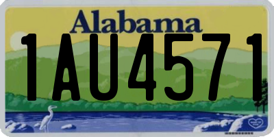 AL license plate 1AU4571