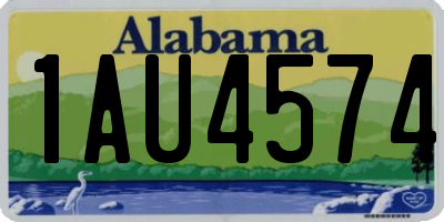 AL license plate 1AU4574