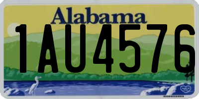 AL license plate 1AU4576