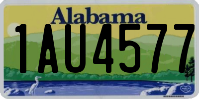 AL license plate 1AU4577