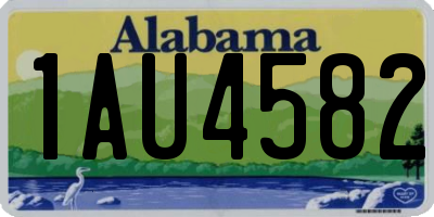 AL license plate 1AU4582