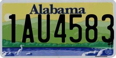 AL license plate 1AU4583