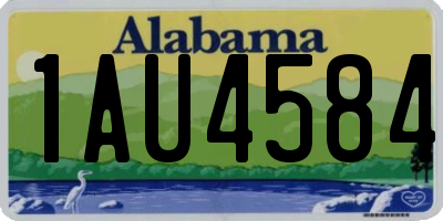 AL license plate 1AU4584
