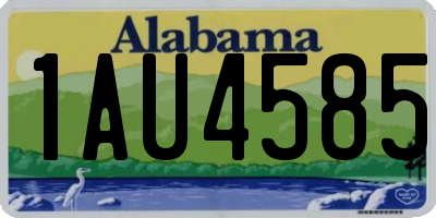 AL license plate 1AU4585
