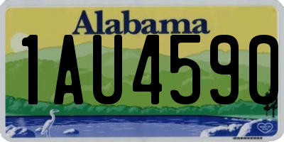 AL license plate 1AU4590