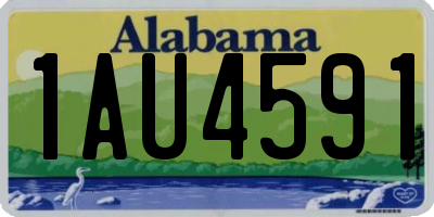 AL license plate 1AU4591