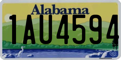 AL license plate 1AU4594