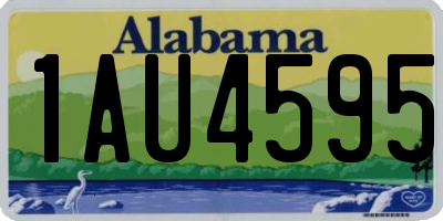 AL license plate 1AU4595