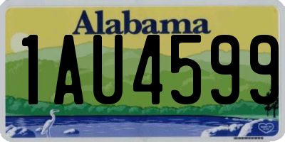 AL license plate 1AU4599