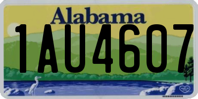 AL license plate 1AU4607
