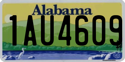 AL license plate 1AU4609