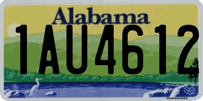 AL license plate 1AU4612